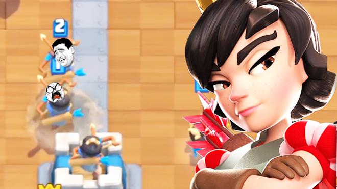 公主你的神走位技能为啥没了？《皇室战争》趣味集锦