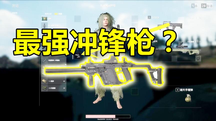 《绝地求生》冲锋枪分析：1秒20发不是我的最爱，还是喜欢维克托