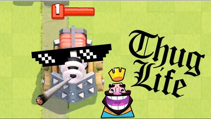 有我电磁炮在谁也别想伤害国王塔！《皇室战争》趣味时刻