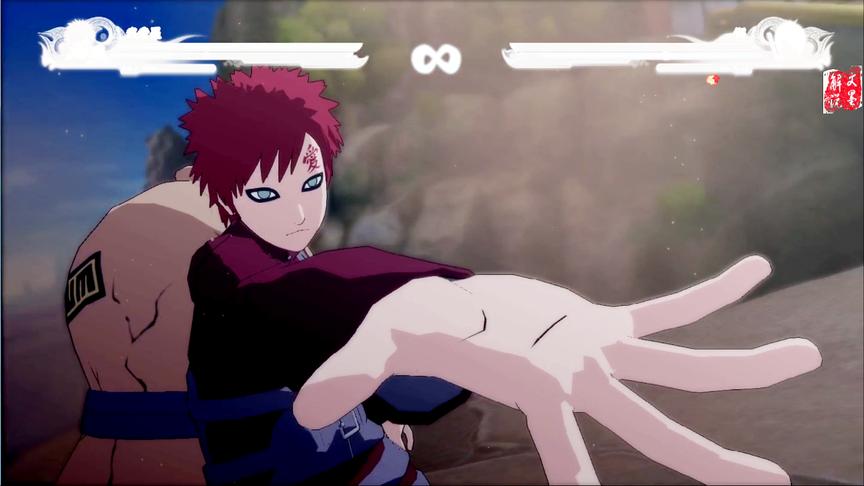 火影忍者究极风暴4 我爱罗篇 雷云峡风影VS雷影