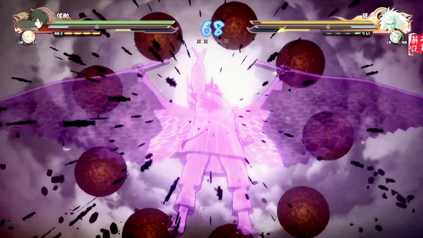 火影忍者究极风暴4 佐助新皮肤 须佐能乎地爆天星天坠