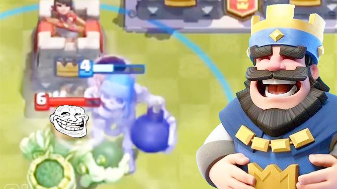 等级这么低就不要挡我的道了！《皇室战争》精彩时刻集锦