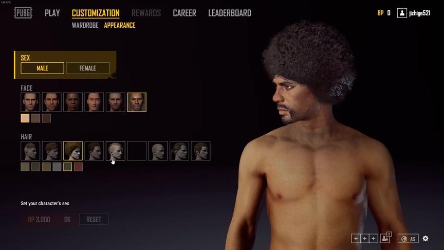 绝地求生：测试服全新等待界面及捏脸界面讲解