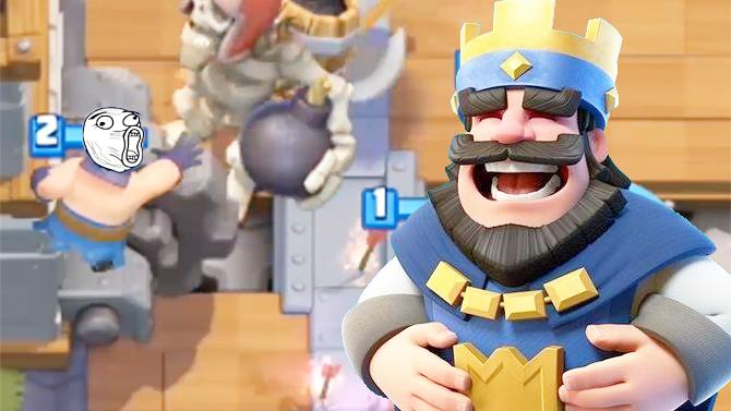 不要以为你躲在角落里我就找不到你！《皇室战争》趣味时刻集锦