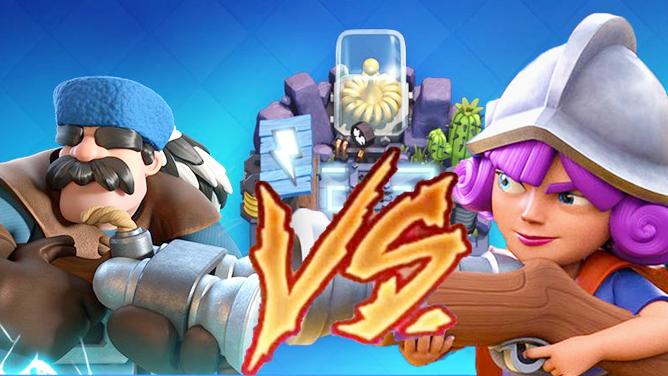 新卡猎人VS火枪手谁更强？《皇室战争》趣味卡牌测试