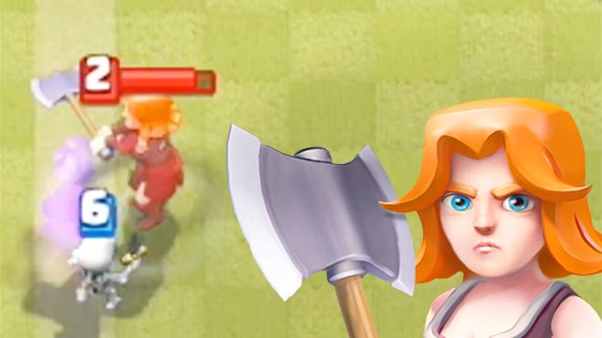 你们这些小骷髅太脆弱女武神都不忍心出手！《皇室战争》趣味集锦