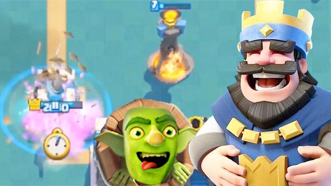 扔飞桶的小伙伴表示心好痛！《皇室战争》趣味时刻集锦