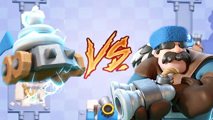 新卡猎人VS电击车小队谁更强？《皇室战争》趣味卡牌测试