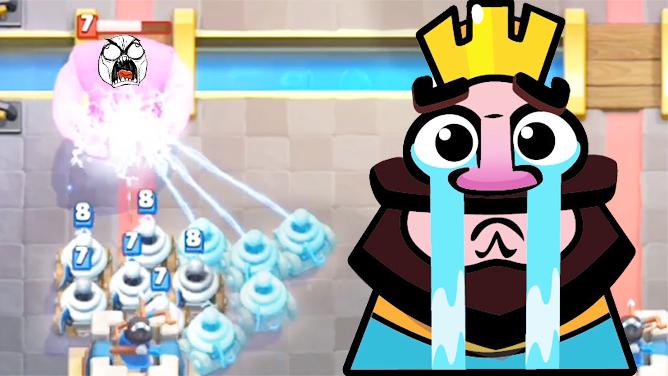 大胖子表示我被你们电得心服口服！《皇室战争》精彩时刻