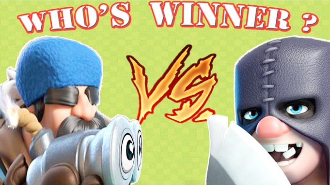 新卡猎人VS飞斧屠夫谁更强？《皇室战争》趣味卡牌测试