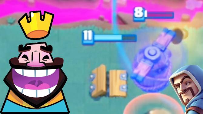 电塔表示我迫不及待的想敲打火法师！《皇室战争》趣味时刻集锦