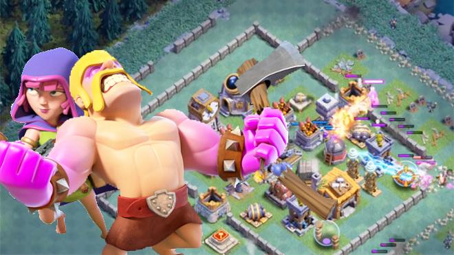 势不可挡的狂暴野蛮人！《部落冲突》7本建筑大师基地完美3星打法