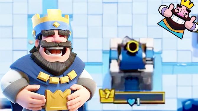 1滴血的国王塔也能反败为胜！《皇室战争》趣味失误集锦