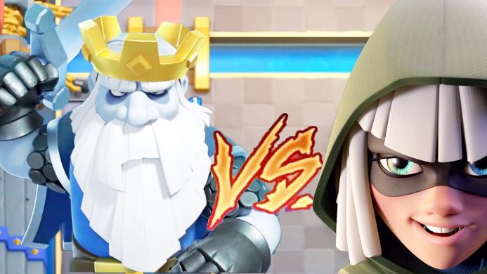 新卡皇家幽灵VS幻影刺客谁更强？《皇室战争》趣味卡牌测试