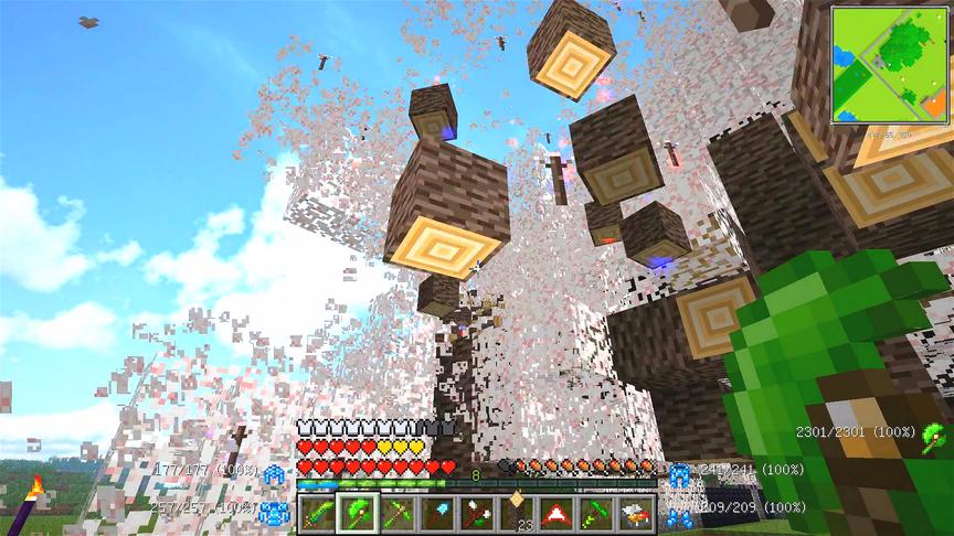 我的世界美丽新世界63：伐木神器，泰拉断裂者