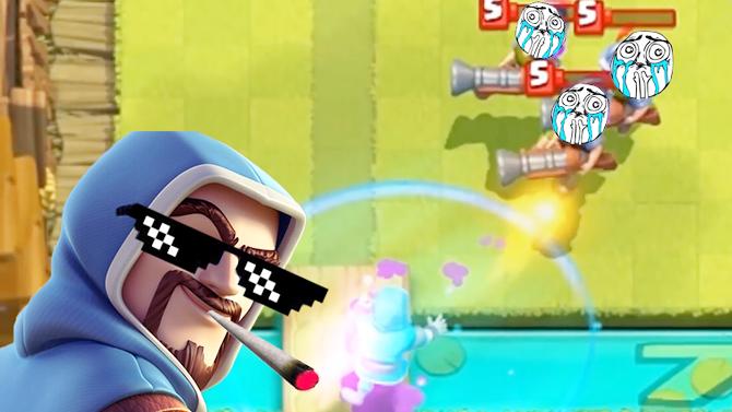 火法师给大家表演一个绝杀秀！《皇室战争》2017精彩时刻Top30