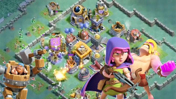 完美防守夜世界大本营！《部落冲突》7本建筑大师基地冲杯阵型