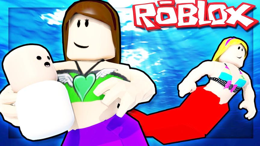 「Roblox神奇梦幻岛」探荒野求生探索神秘海域！我居然变成了美人鱼