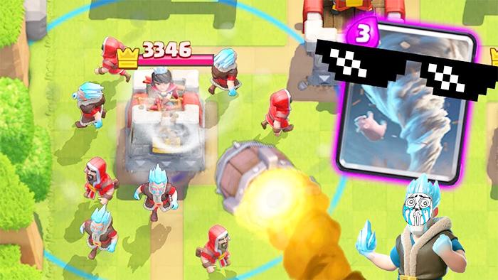 飓风大火箭的完美组合就是无敌！《皇室战争》精彩时刻集锦