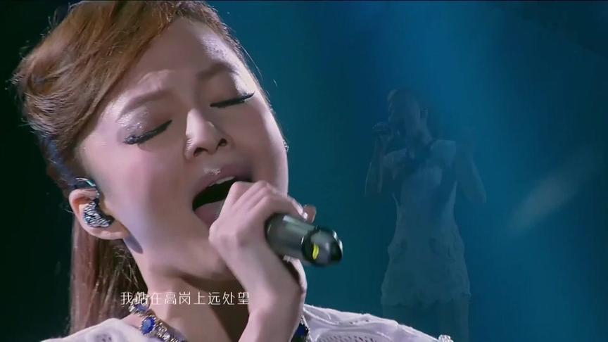 张韶涵高调复出，现场演唱一首站在高岗上，看呆了孙楠！