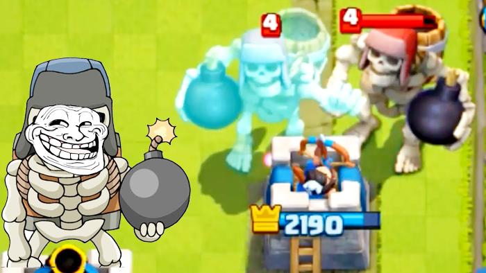 骷髅巨人还有闪现技能？《皇室战争》精彩趣味时刻