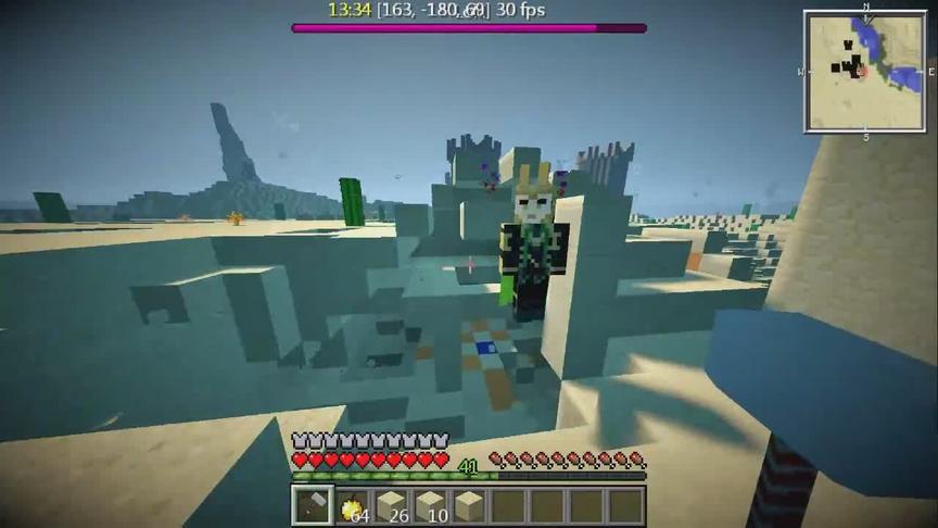 大海解说 我的世界minecraft 雷神洛基终极决斗