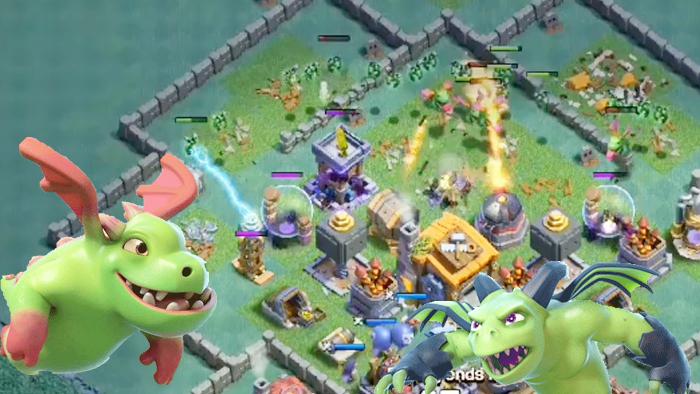 很难打2星的护本强阵！《部落冲突》7本建筑大师基地冲杯阵型