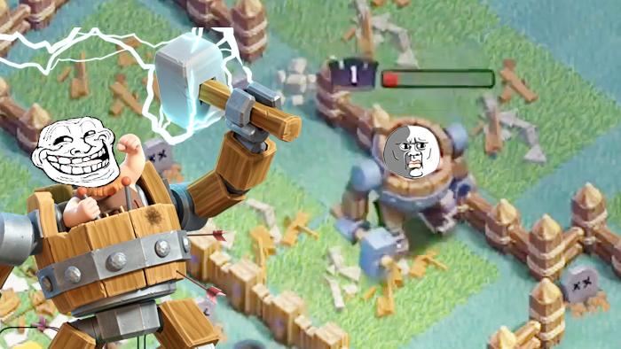 建筑大师这是失去了梦想在流浪？《部落冲突》精彩趣味集锦