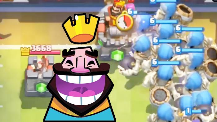 女巫召唤大骷髅？你没见过的恶搞版！《皇室战争》趣味集锦