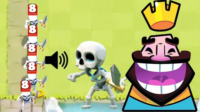 小骷髅们这队列真是训练有素呀！《皇室战争》趣味集锦