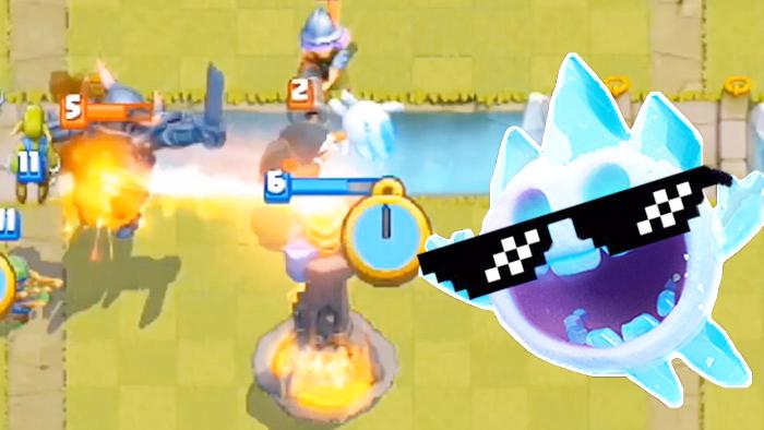 就你小刺客也想追上我冰雪精灵？《皇室战争》精彩时刻