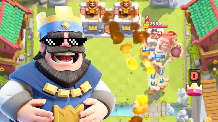 你们这是在对比看谁的火球多？《皇室战争》精彩趣味时刻