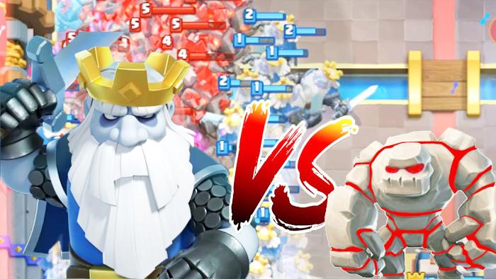 100皇家幽灵能否阻挡100石头人？《皇室战争》趣味恶搞