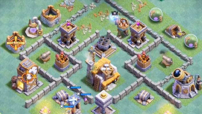 《部落冲突》5本夜世界阵型设计，简单实用还对称