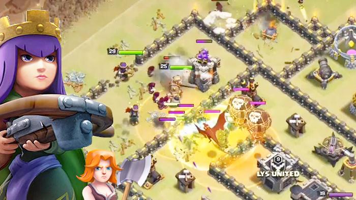 无人能挡的女武神拆塔流！《部落冲突》9本部落战精彩3星集锦