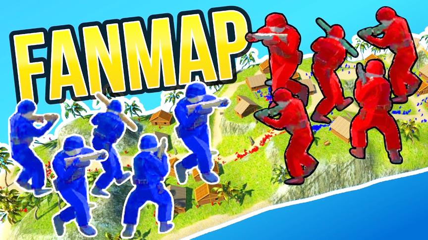 小飞象 战地模拟器 悬崖上的城堡大乱斗！加特林横扫秒杀全场！