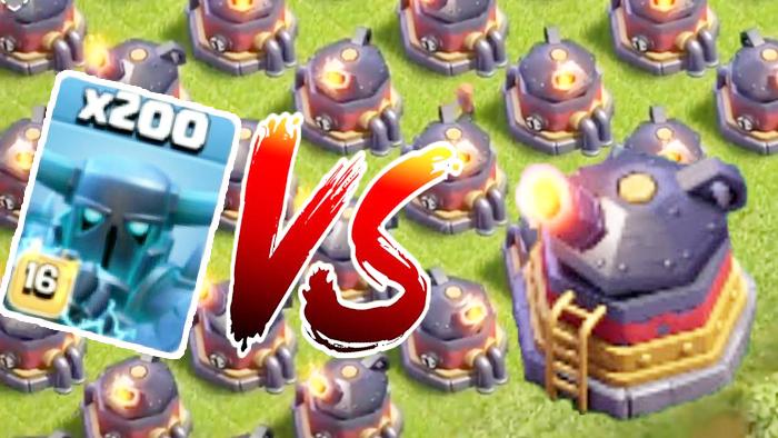 超级皮卡VS全地图熔岩火炮！《部落冲突》趣味测试