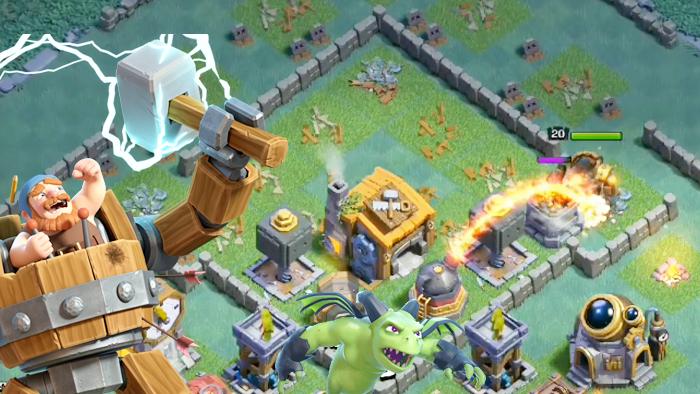 完美防御大本营！《部落冲突》7本建筑大师基地冲杯阵型