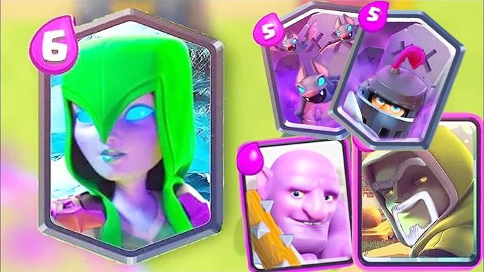 正常游戏见不到的5张过强卡牌！《皇室战争》趣味恶搞