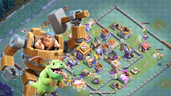 《部落冲突》7本建筑大师基地冲杯阵设计，帮你快速上分5000+