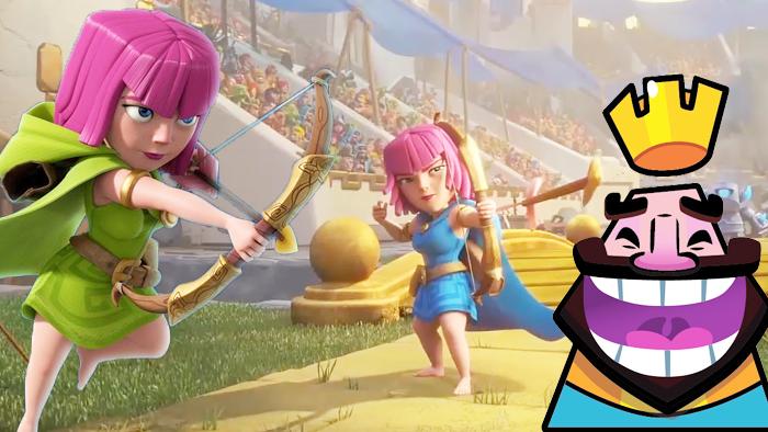 弓箭手最后这波胜利的助攻很亮眼！《皇室战争》精彩趣味集锦