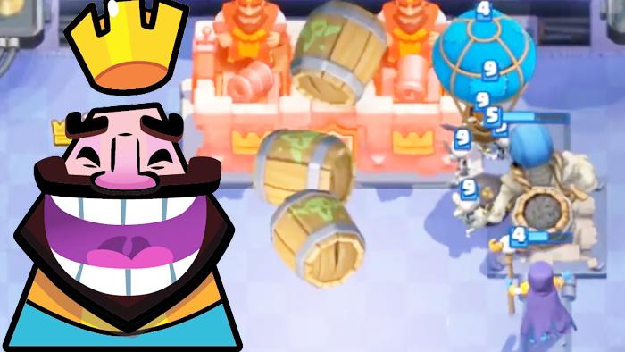 飞桶拆塔不是每一次都能成功哦！《皇室战争》趣味集锦