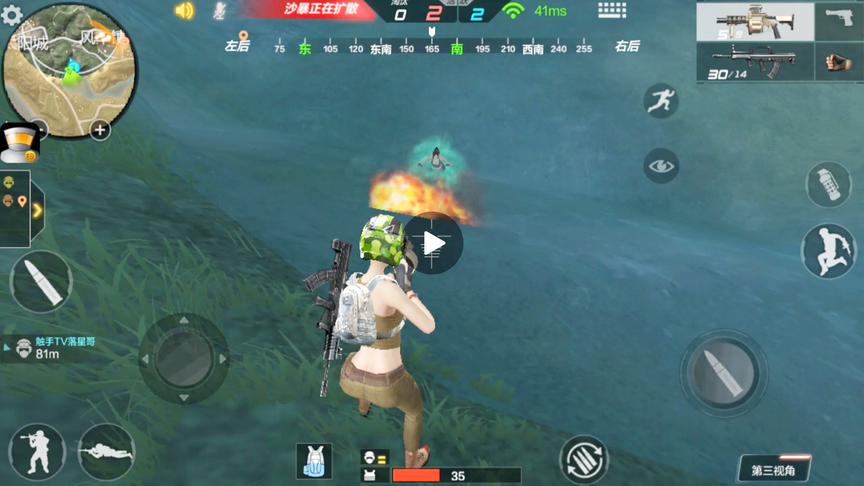 CF手游 躲在水底的人会被榴弹炮炸死吗？看来你们以后要小心了