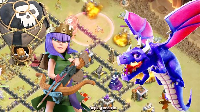 飞龙气球兵组合也能这么犀利！《部落冲突》9本部落战3星攻略