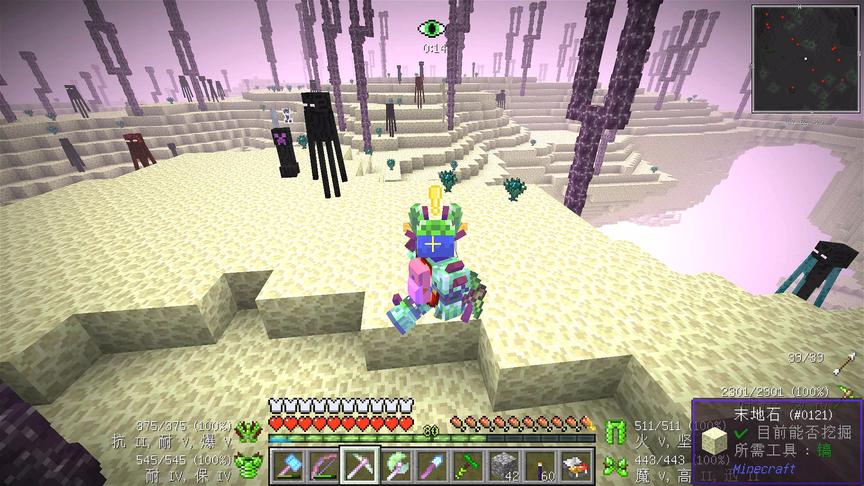 我的世界美丽新世界119：神奇的末地，末影龙你在哪？