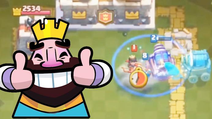 极限的克隆法术玩得就是这么的溜！《皇室战争》趣味集锦