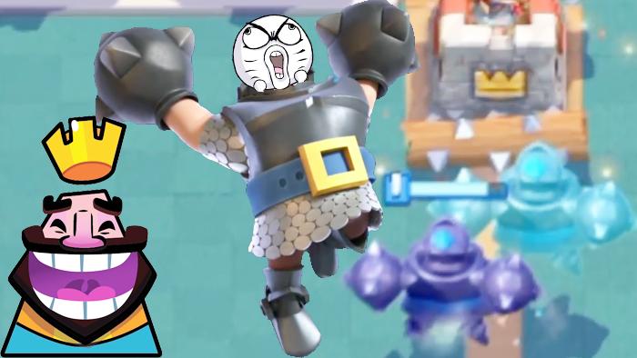 看超骑两兄弟给大家表演极限跨栏！《皇室战争》趣味时刻集锦