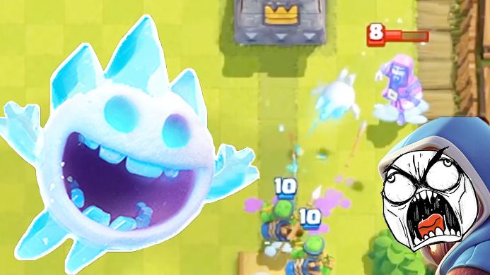 你火法师在冰精灵跟前也有无奈的时候！《皇室战争》精彩时刻集锦