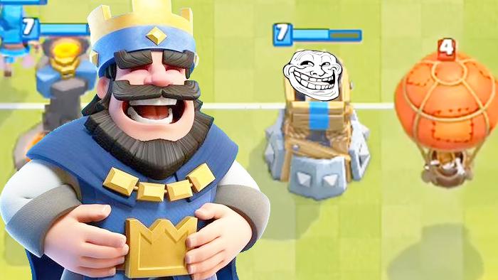 气球兵表示有没有感觉很刺激？《皇室战争》达阵模式搞笑集锦