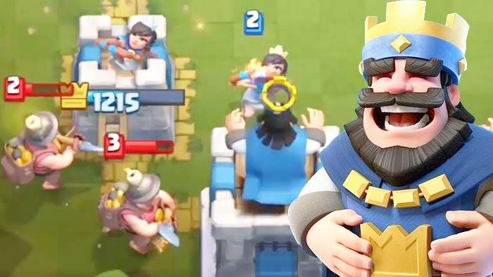 两个矿工同时冒出来玩得真是溜！《皇室战争》趣味集锦